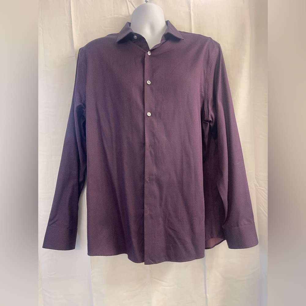 Murano Men's Deep Purple Dress Shirt